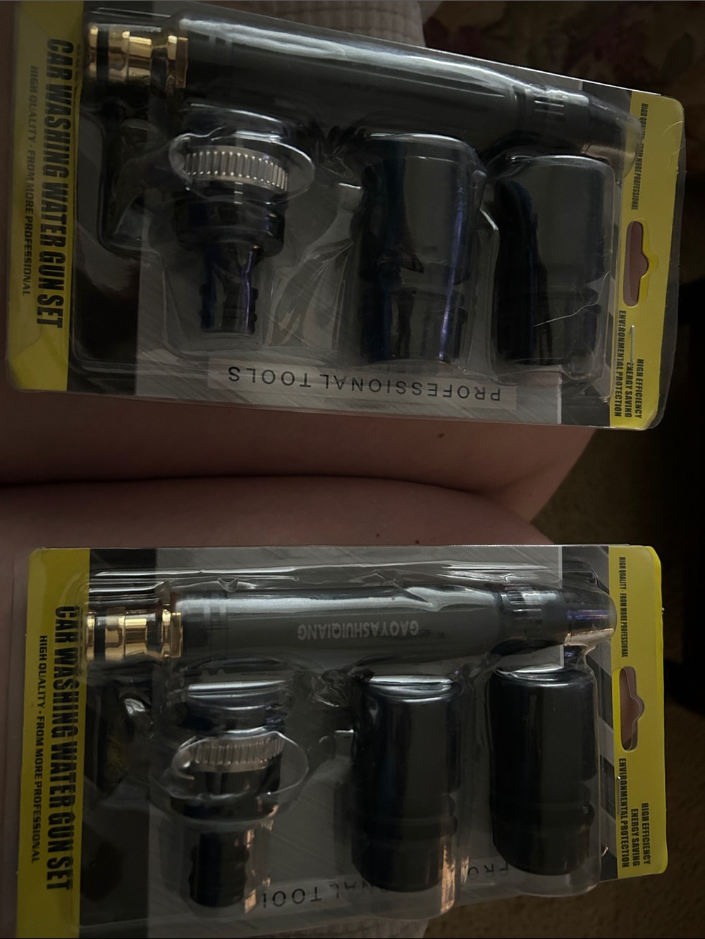 Unbranded Black Car Washing Spray Gun Kit - 2-Pack